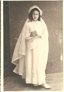 COMMUNIONS ORAN EGLISE ST PIERRE 1954 Peis Annie